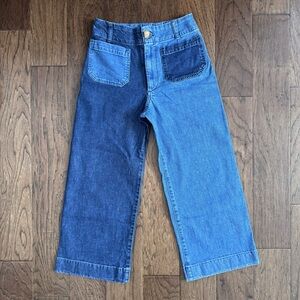NWOT Rare Anthropologie Maeve Colette Cropped Jeans Two Tone Allard Wash